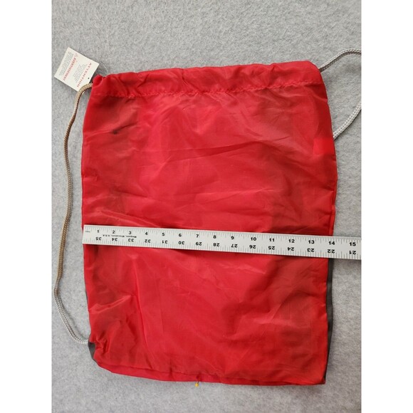 Mickey Mouse Cinch Top Backpack Lightweight Red Drawstring Bag Travel Disney - Picture 6 of 9